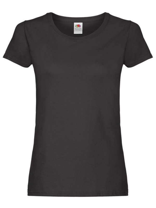 T-Shirt Ladies in schwarz